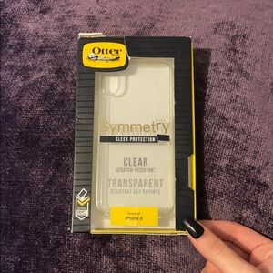 Transparent glitter Symmetry Otter Box